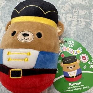 Squishmallows Braven dog toy